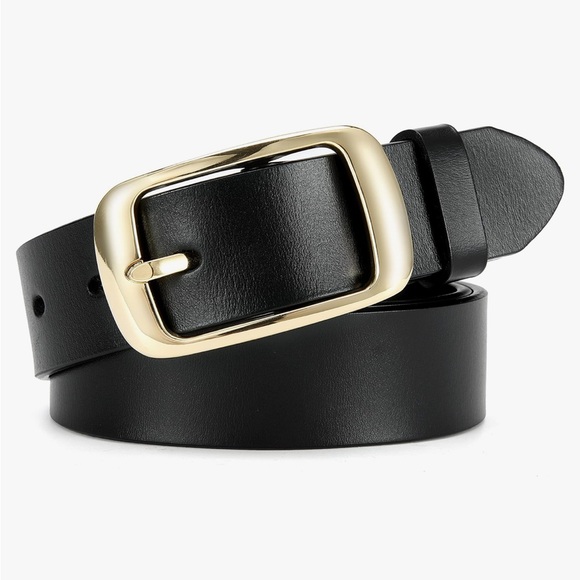 Accessories - Black Leather Belt